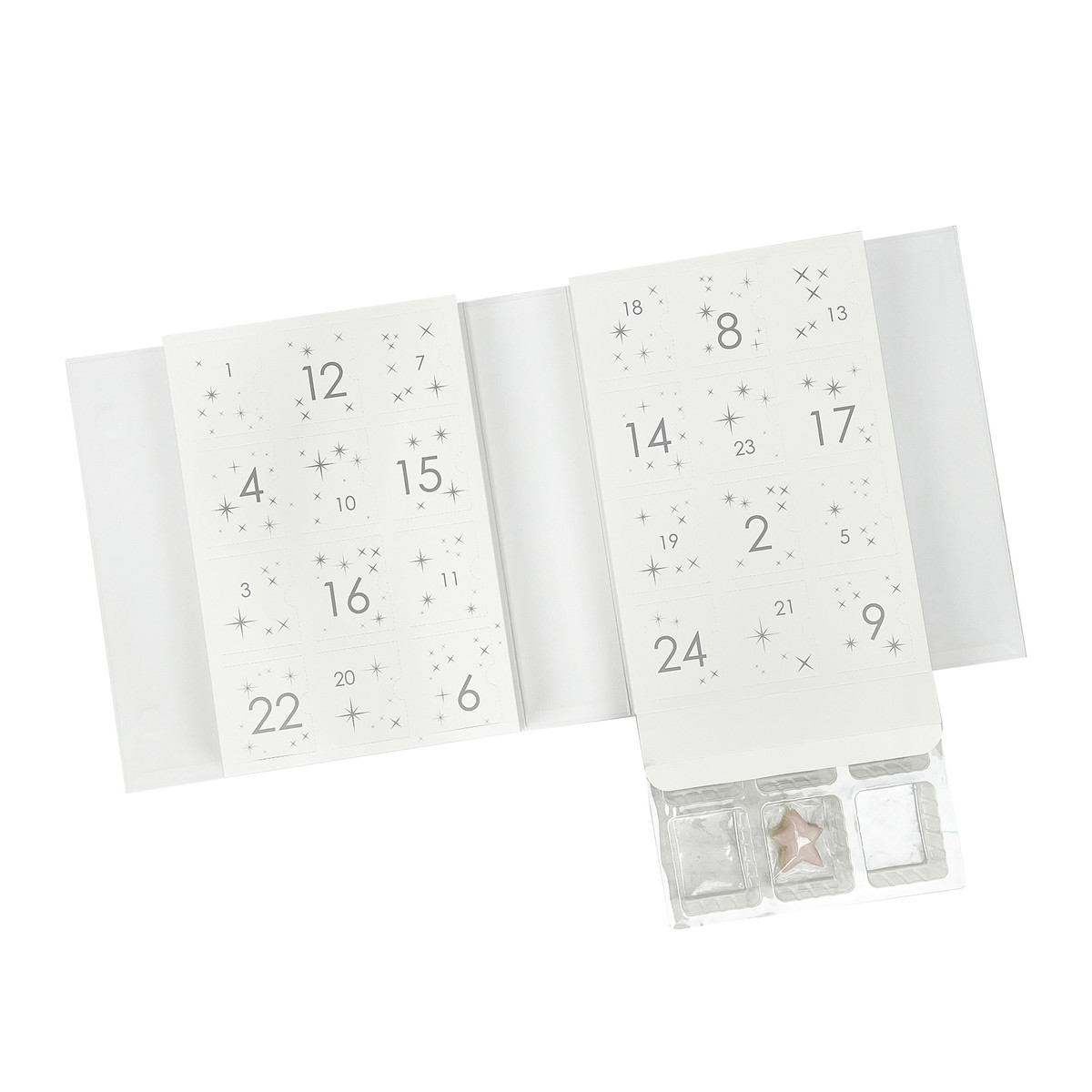 White Silver Snowflake - 8.5 x 3 x 12.75in.