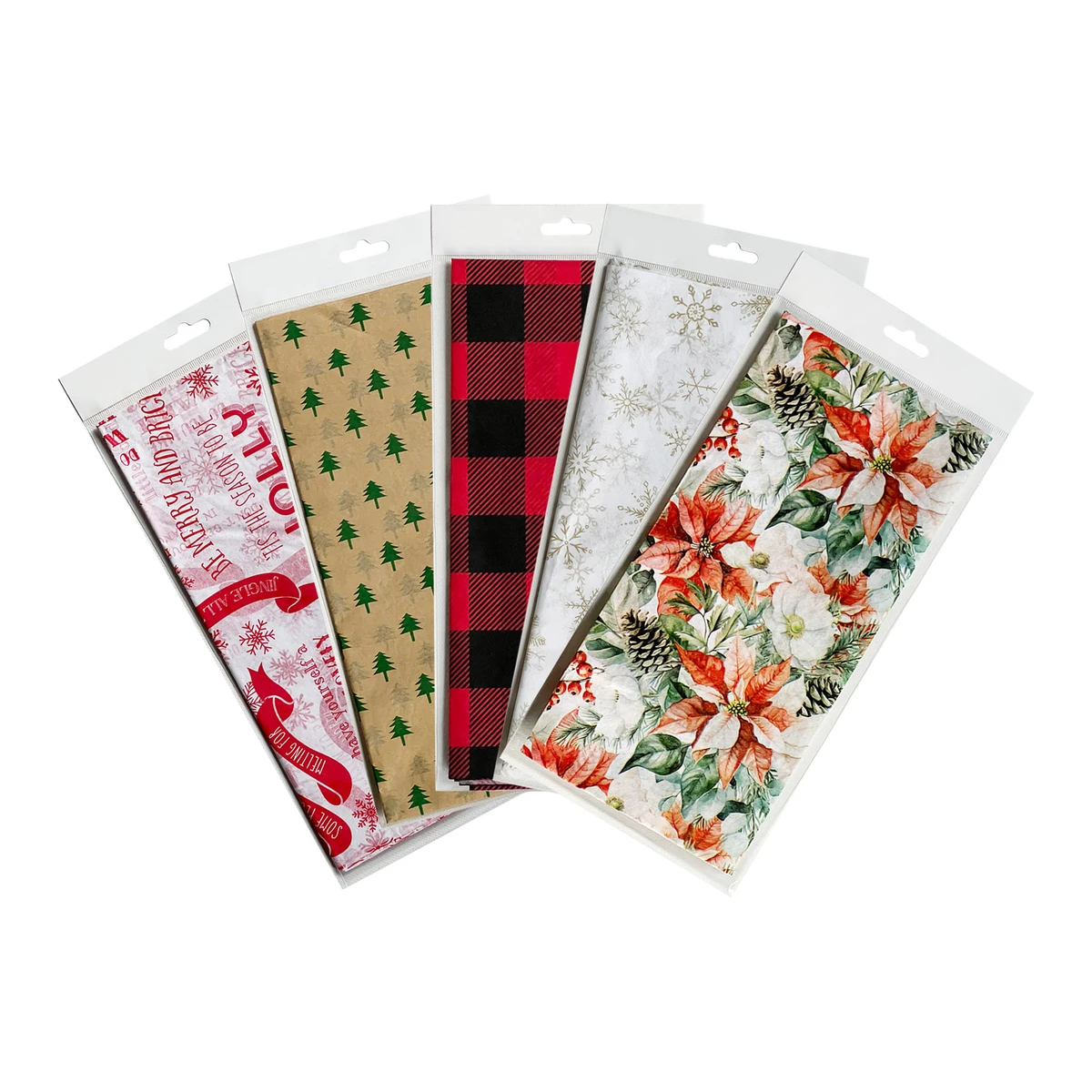 Image of Christmas Tissue Paper - 20 x 30 Inch - 3 Sheets