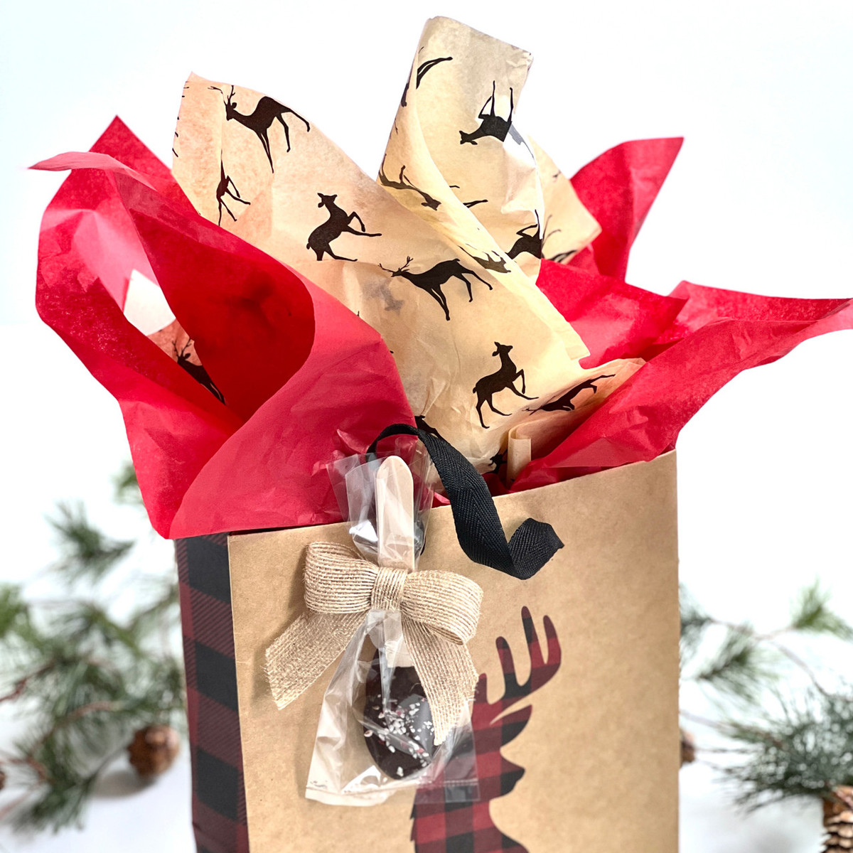 Kraft with Black Reindeers