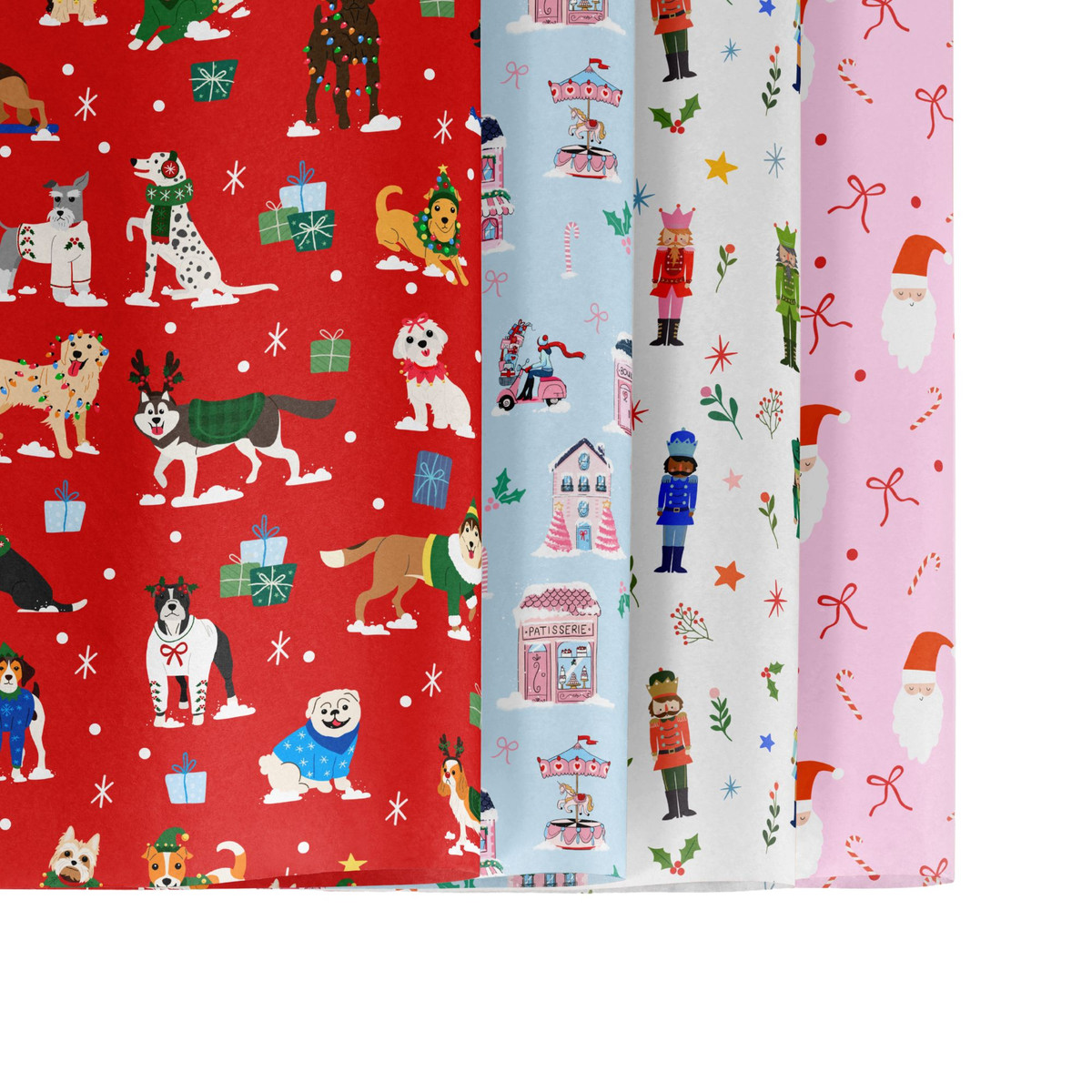 Image of Christmas Tissue Paper - 20 x 30 Inch - 3 Sheets