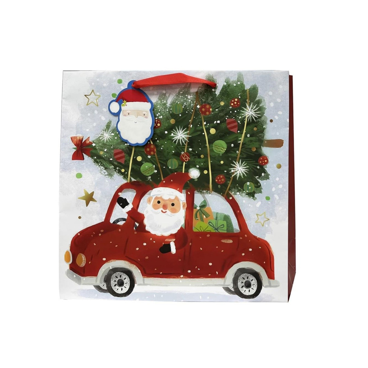 Santa Car - 13.5 x 13.5 x 4.75in.