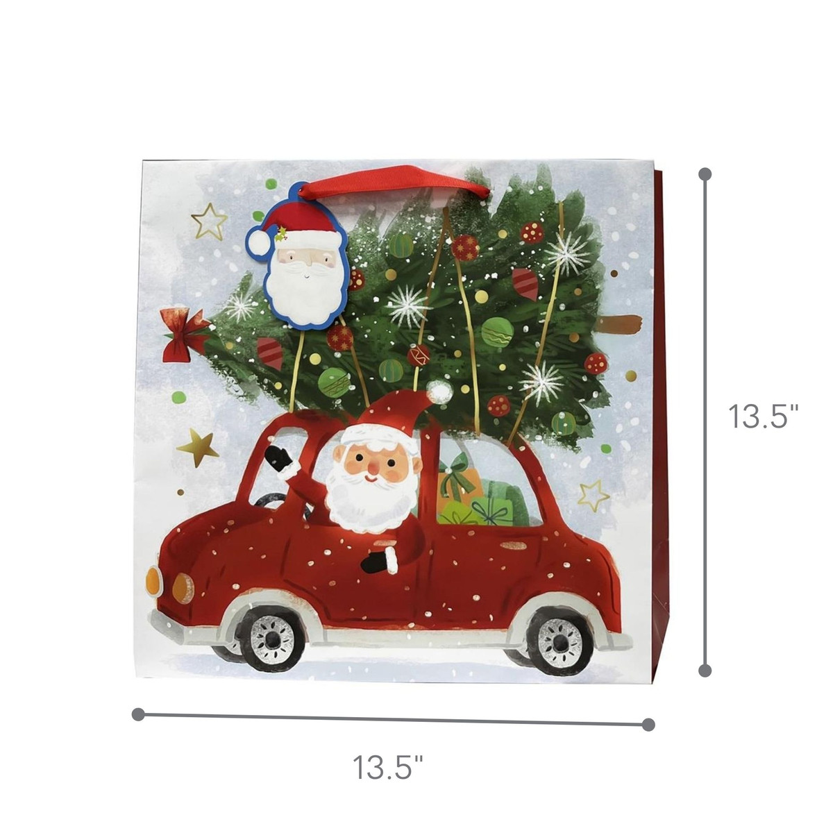 Santa Car - 13.5 x 13.5 x 4.75in.