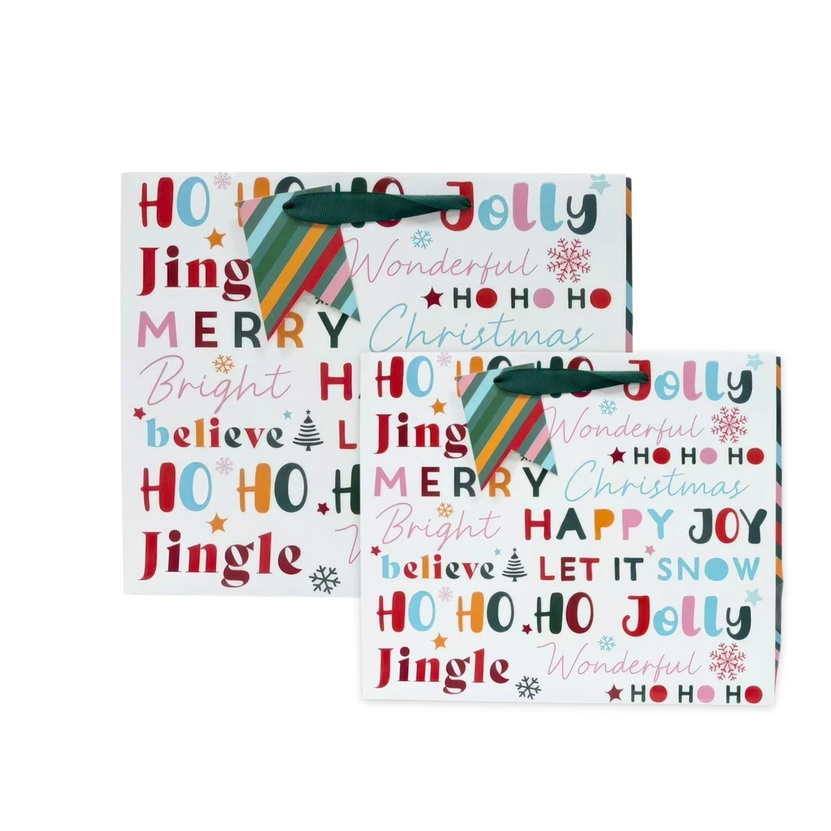 Image of Joy Horizontal Christmas Gift Bags