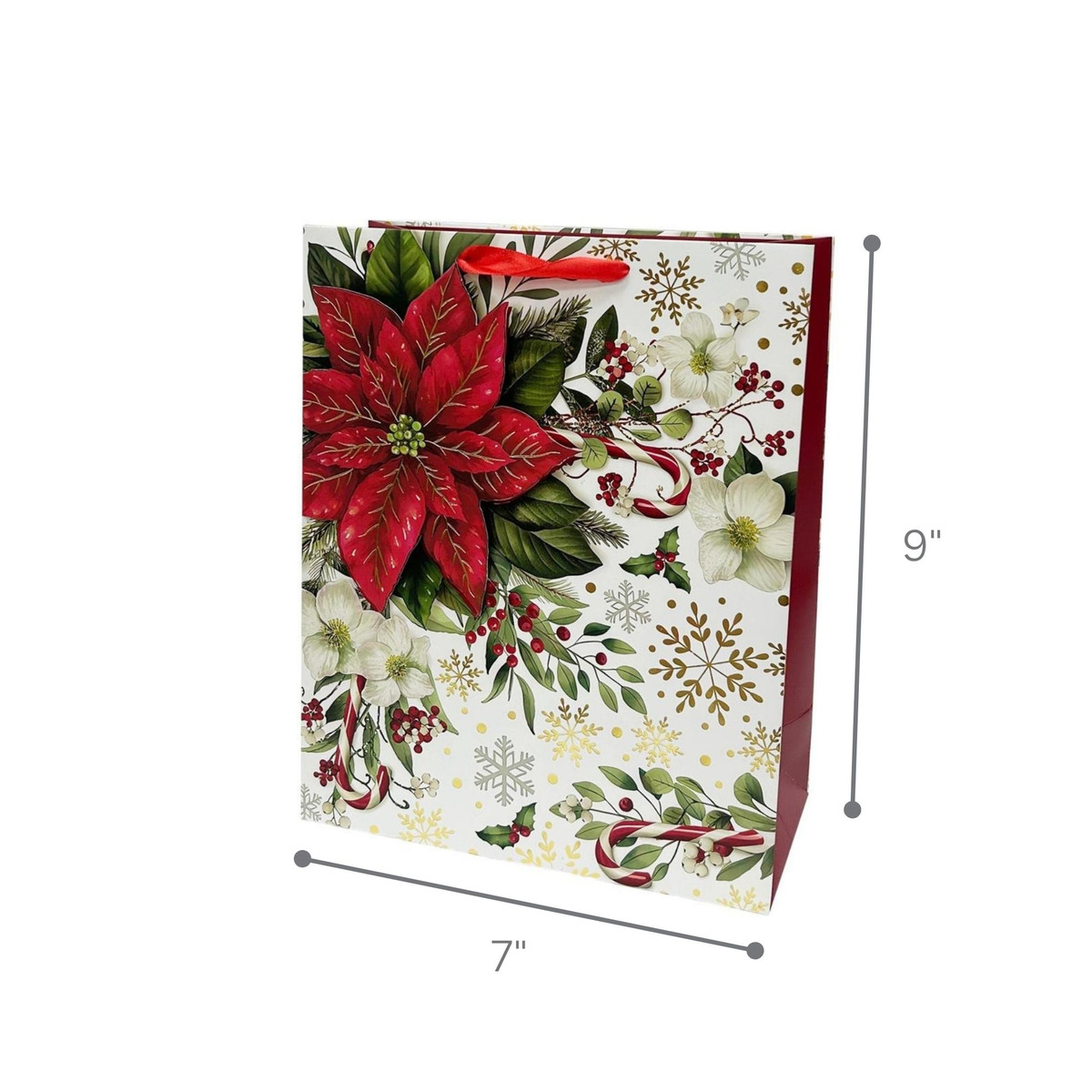Poinsettia - 7 x 4 x 9in.