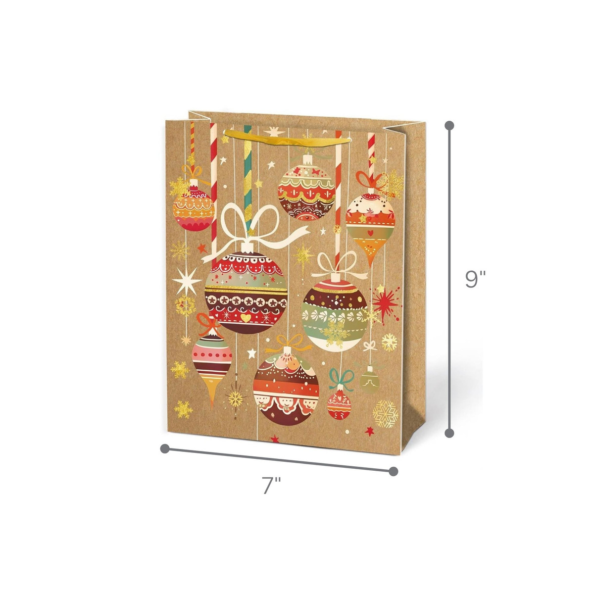Red Ornaments - 7 x 4 x 9in.
