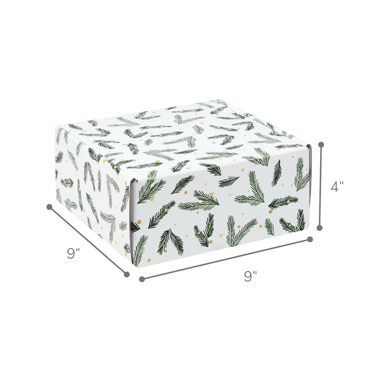 Holly Jolly - 9 x 9 x 4in.