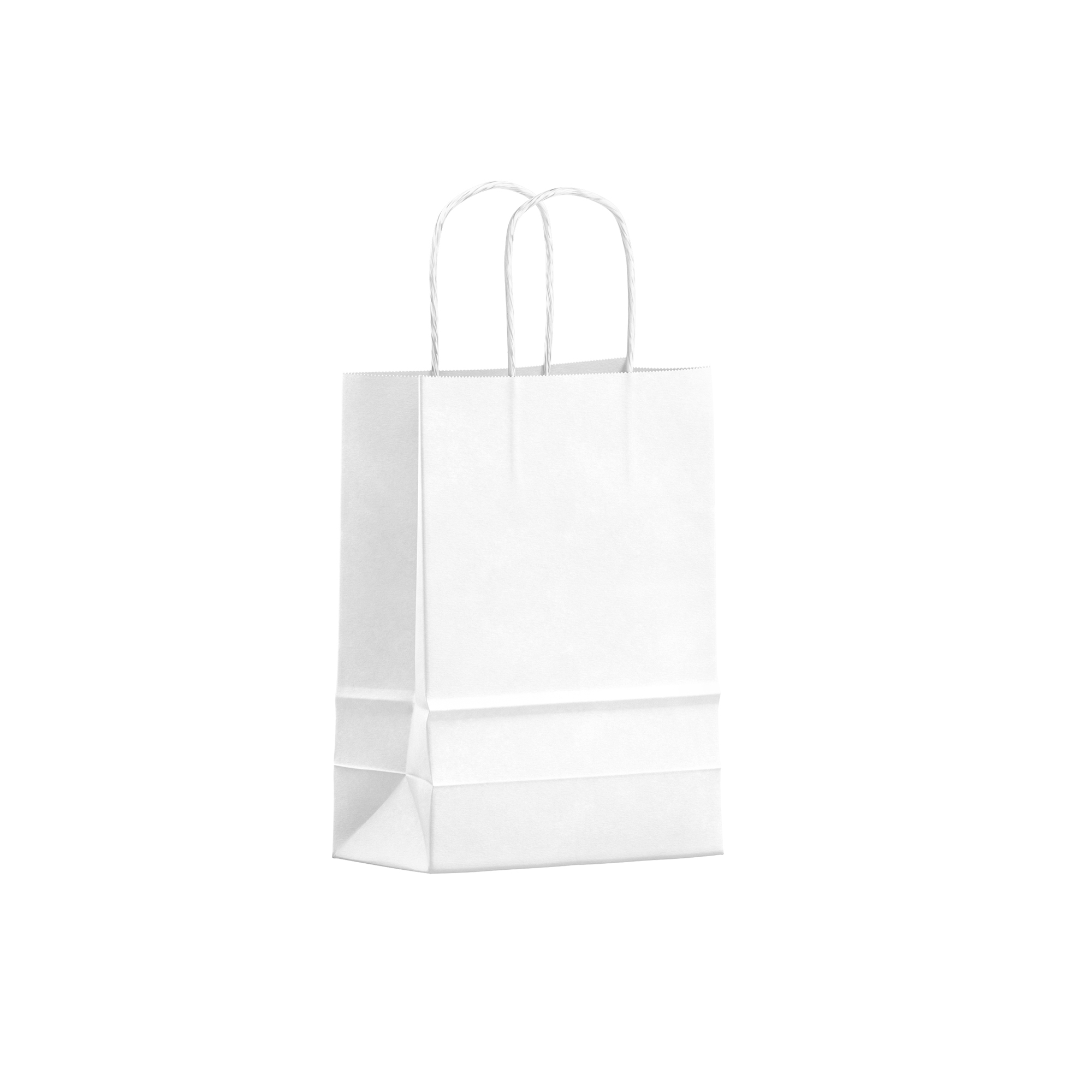 plain white popcorn bags