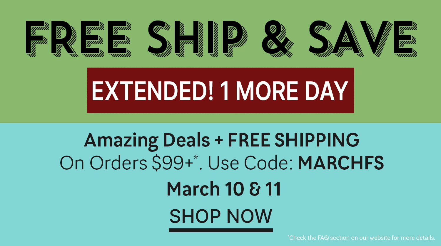 Free Ship & Save Event 
