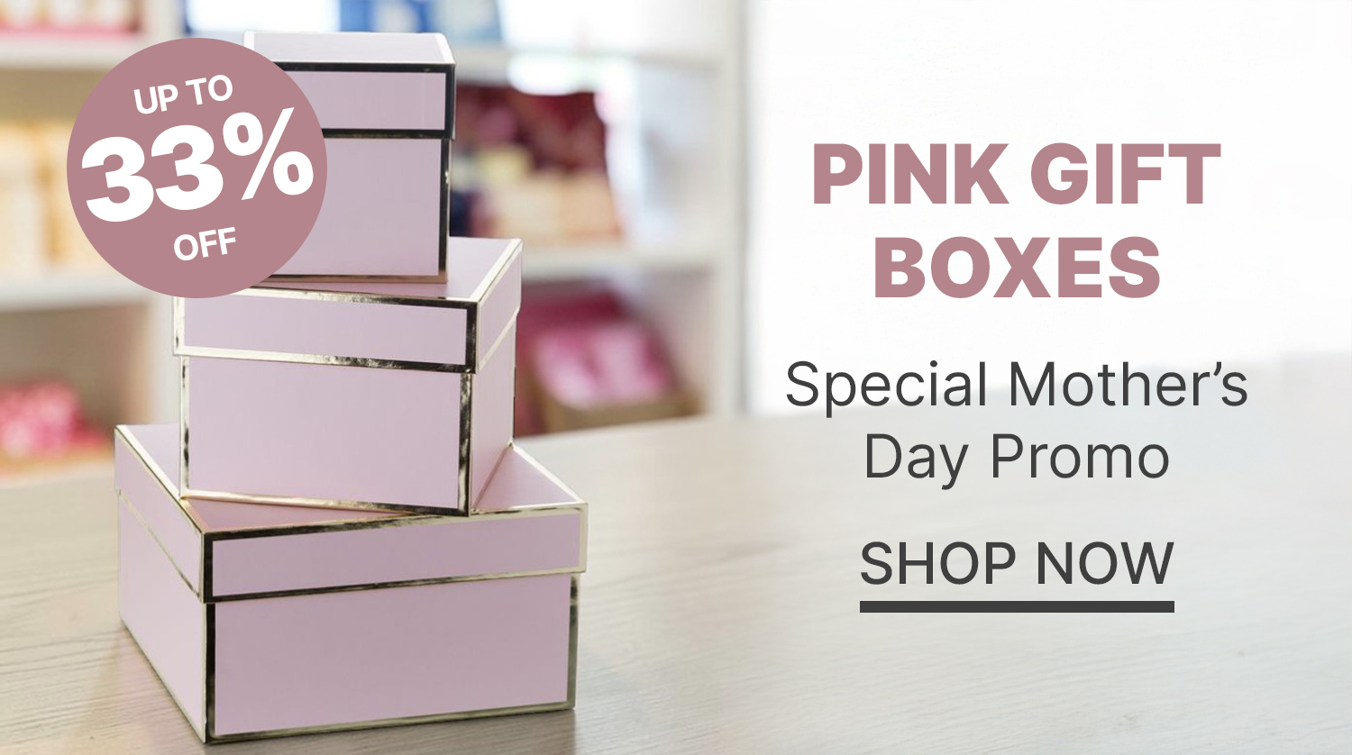 Pink Gift Boxes 