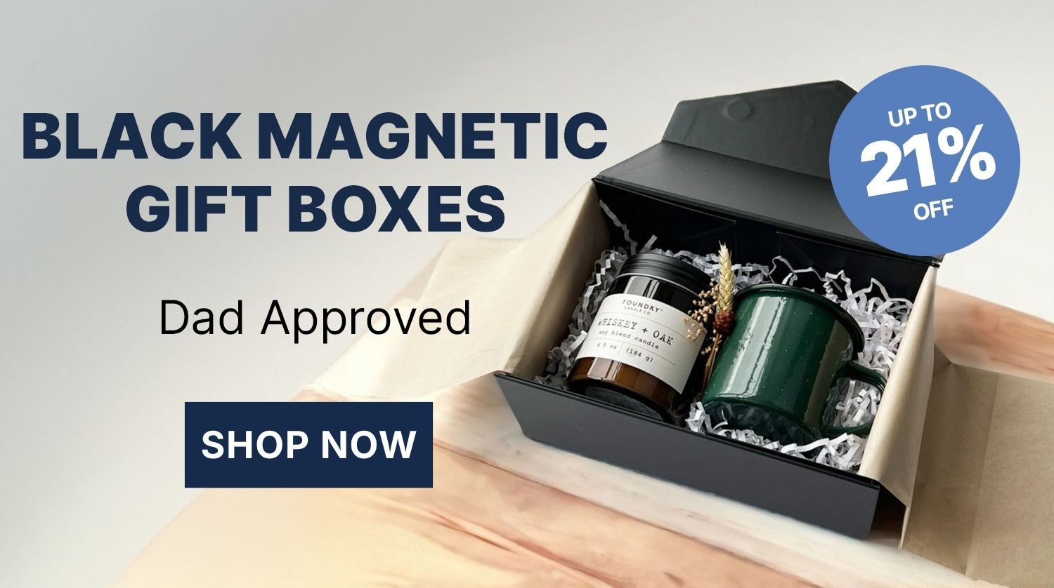 BLACK MAGNETIC BOXES