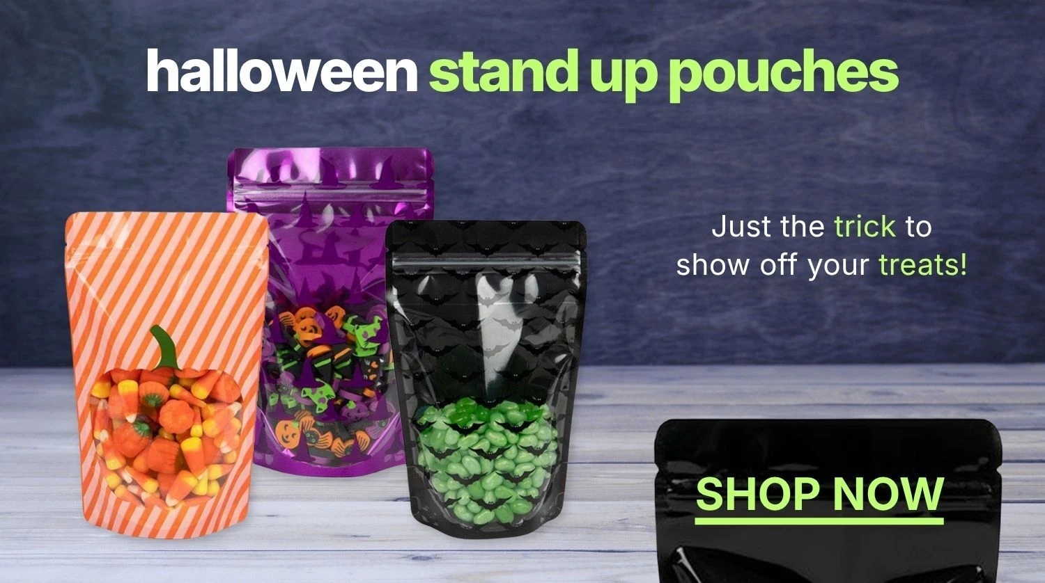 Halloween Stand Up Pouches