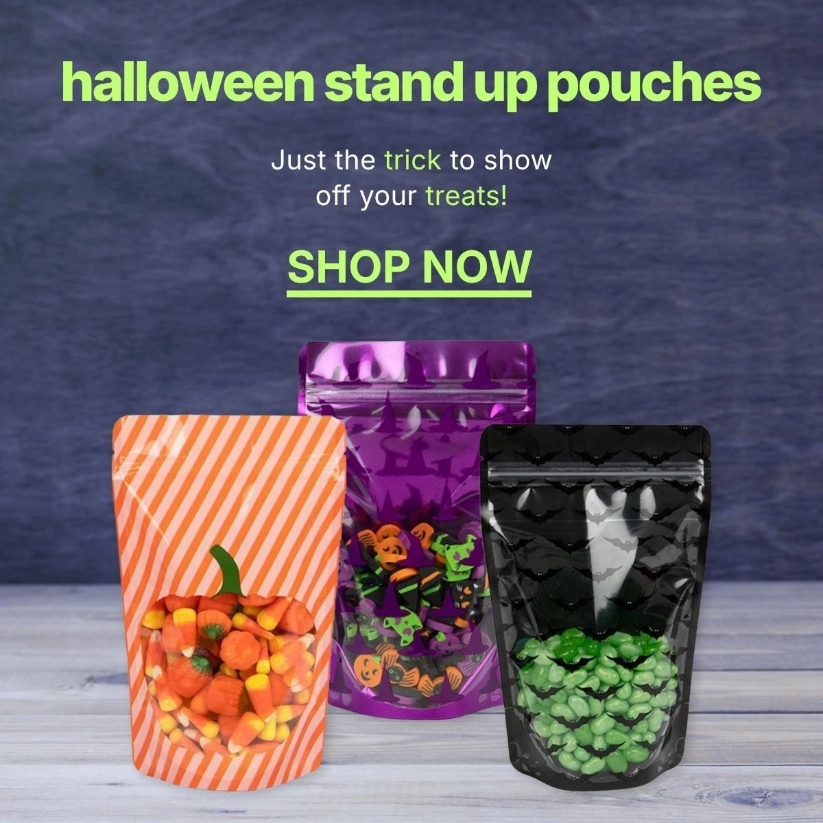 Halloween Stand Up Pouches