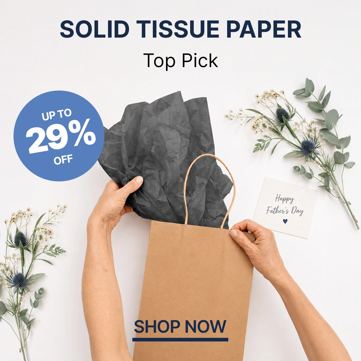 SOLID TISSUE PAPER