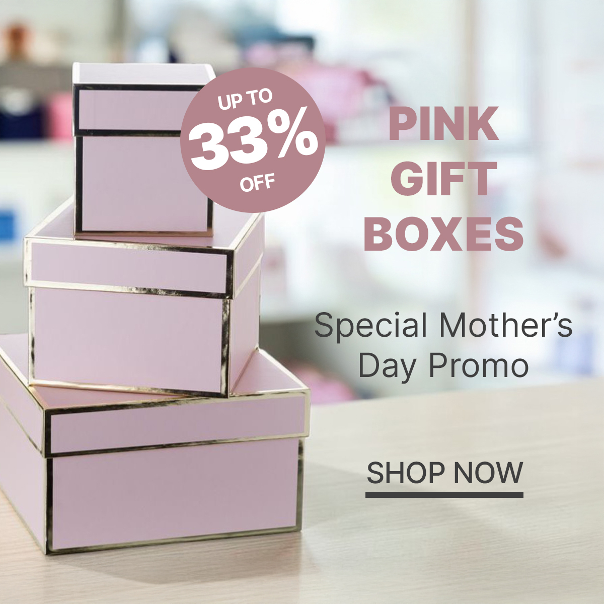 Pink Gift Boxes 