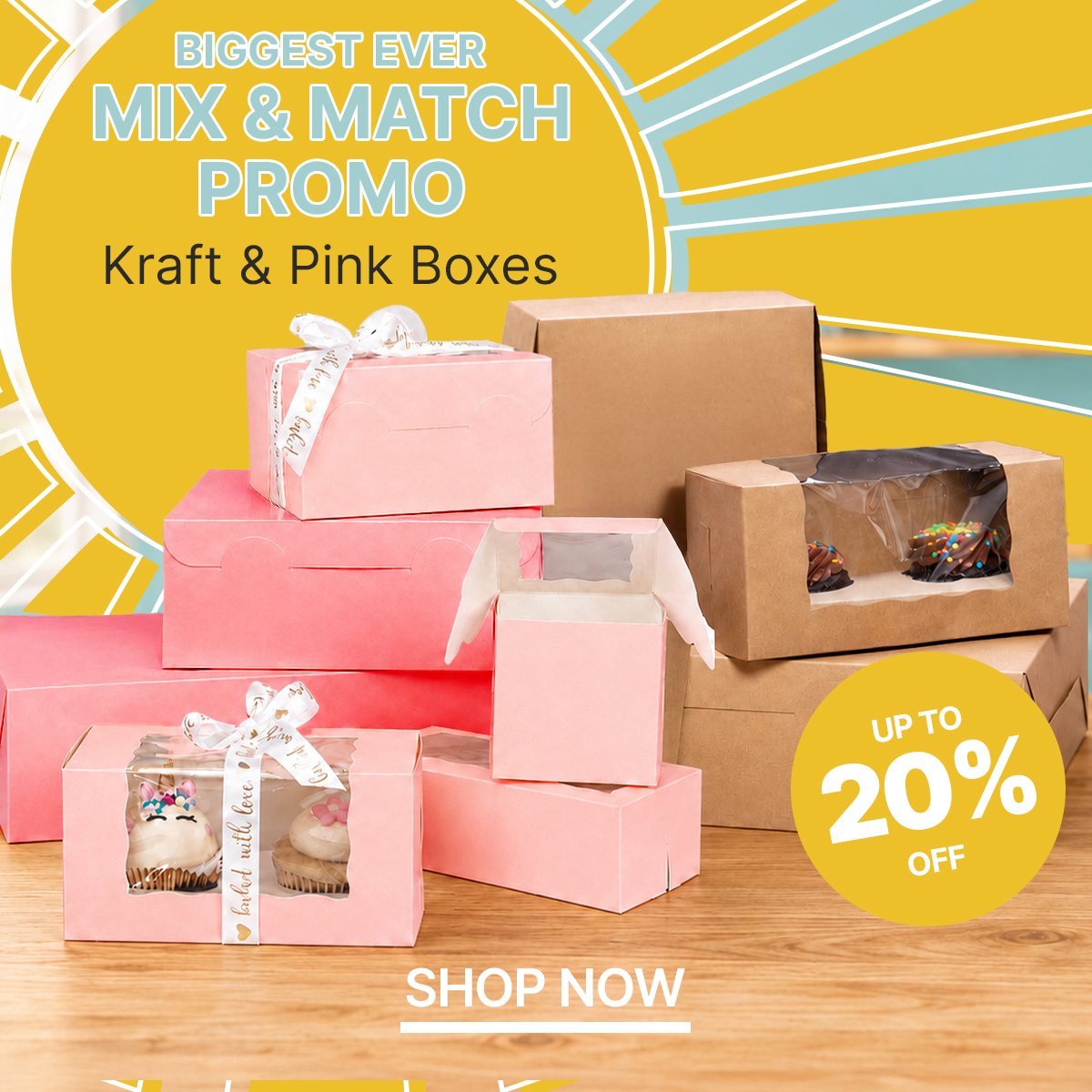 Mix & Match Bakery Boxes