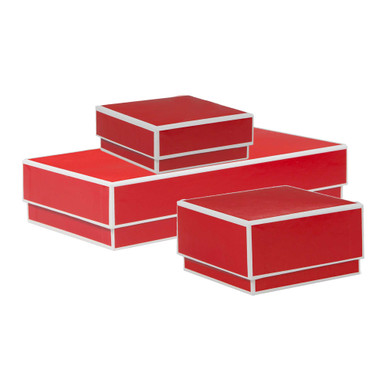 Image of Red Glossy Jewelry Boxes
