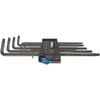 Wera 024450, 967/9 TX XL HF 1 L-key set with holding function, long, 9 pieces