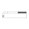Koken 8788, 1 Sq. Dr. L Handle    Length 600mm