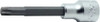 Koken 4025.100-T20, 1/2 Sq. Dr. Bit Socket TORXÂ® T20  Length 100mm