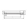 Koken 4325-E8(L140), 1/2 Sq. Dr. Extra Deep TORXÂ® E8 Socket - Length 140mm