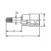 Koken 4020.60-M10, 1/2 Sq. Dr. Bit Socket XZN M10 Triple Square Length 60mm