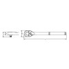 Koken 4749J-380, 1/2 Sq. Dr. Ratchet Handle  24 teeth  Length 380mm  Plastic Handle