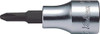 Koken 4000.60-PZ3, 1/2 Sq. Dr. Bit Socket  PZ3  Length 60mm