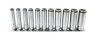 Koken RS2350M/11 Special 1/4 Sq. Dr. Deep NUT GRIPÂ® Socket Set, 5-14mm - 11 pieces