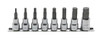 Koken RS3010A/8-L50, 3/8 Sq. Dr. Bit Socket set  1/8-1/2 Hex 200mm  8 pieces