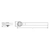 Koken 6752-HEAD, 3/4 Sq. Dr. Ratchet Head    Length 100mm