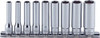 Koken RS2300A/9, 1/4 Sq. Dr. Socket set  3/16-1/2 6 point   9 pieces
