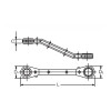 Koken 103KA-1/4X5/16, Ratcheting Ring Wrench  1/4x5/16 6 point Length 108mm Reversible