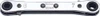 Koken 102KM-8X9, Ratcheting Ring Wrench  8x9mm 6 point Length 134mm Reversible