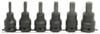 Koken RS14025/6-L60, 1/2 Sq. Dr. Bit Socket set TORXÂ® T30-T60  Length 60mm  6 pieces