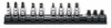 Koken RS20XXZ/9, 1/4 Sq. Dr. Bit Socket set   PH, SL, HEX  Z-series 9 pieces