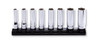 Koken RS3300MZ/8, 3/8 Sq. Dr. Socket set  8-19mm 6 point 200mm Z-series 8 pieces