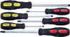 Koken 166PS/6, Phillips and Flat Head Blade Through Type Screwdriver Set, PH1-2-3/SL5-6-8 - 6 pieces