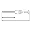 Koken 166P-3, Phillips Blade Through type Screwdriver PH3  Length 270mm