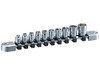 Nepros NTB210BA, 1/4"sq. Socket Set (6pt.) SAE (10pcs)