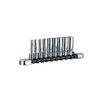 Nepros NTB2L09A, 1/4"sq. Deep Socket Set (6pt.) Metric (9pcs.)