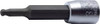 Koken 2011M.50-4, 1/4 Sq. Dr. Bit Socket  4mm Ballpoint Hex Length 50mm