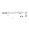 Koken 121H.50-6, 1/4 Hex Dr. Bit  6mm Hex Length 50mm