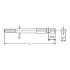 Koken 121H.70-6, 1/4 Hex Dr. Bit  6mm Hex Length 70mm