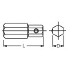 Koken 101H-8, 1/4 Hex Dr. Bit  8mm Hex Length 20.5mm