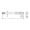 Koken 121T.70-T27, 1/4 Hex Dr. TORXÂ® T27 Bit - Length 70mm