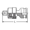 Koken 18770, Ko-ken 18770 1 Sq. Dr. Universal Joint 1 Square Length 127mm Hole type