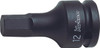 Koken 14012M.60-4, 1/2 Sq. Dr. Bit Socket  4mm Hex Length 60mm