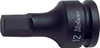 Koken 14012M.60-5, 1/2 Sq. Dr. Bit Socket  5mm Hex Length 60mm