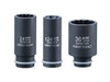KTC ATS3083, 1/2"Sq. Hub Socket Set For Impact Wrench (3Pcs.)
