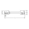 Koken 14146M.250-15, 1/2 Sq. Dr. Extension Universal Socket  15mm 6 point Length 250mm